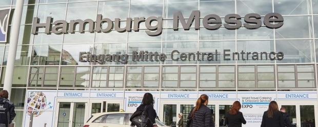 Aero-Sense exhibiendo en la Expo Mundial de Viajes y Catering en Hamburgo