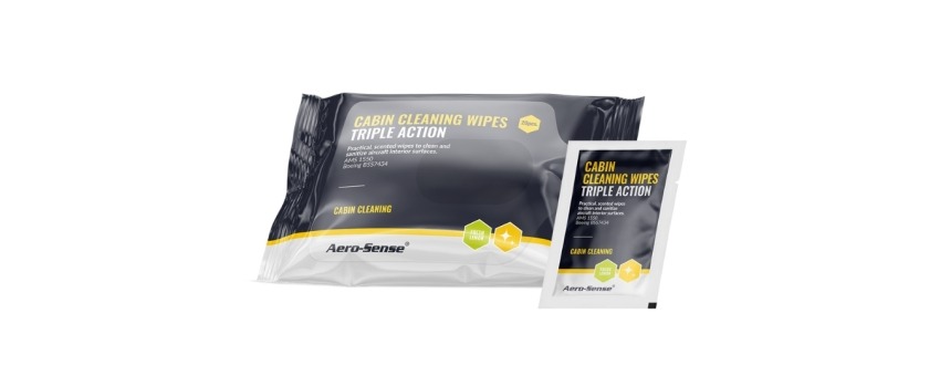 NEW: Cabin Cleaning Wipes Triple Action